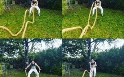 Exercices cardio avec cordes
